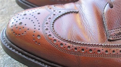 wrinkles on leather shoes.